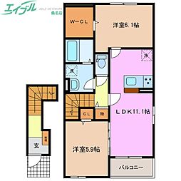 カーサ和泉 B 2階