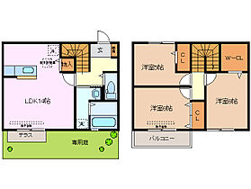 アンジェロ B ｜ 三重県桑名市大字和泉（賃貸テラスハウス3LDK・1階・80.70㎡） その2