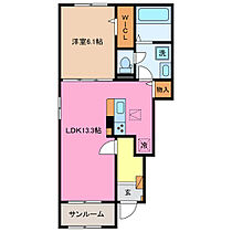 ライン　メゾン　II 101 ｜ 三重県桑名市長島町鎌ケ地（賃貸アパート1LDK・1階・50.01㎡） その2