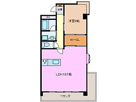 シャトレ桑名 401 ｜ 三重県桑名市大字東方（賃貸マンション1LDK・4階・51.70㎡） その2