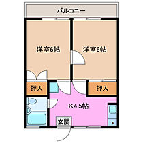 ハイツくろみや 103 ｜ 三重県桑名郡木曽岬町大字雁ヶ地（賃貸アパート2K・1階・34.00㎡） その2