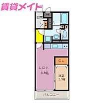 エムズハウス蓮見  ｜ 三重県桑名市蓮見町（賃貸マンション1DK・3階・33.08㎡） その2