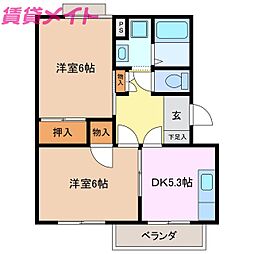 ファインハオスB 2階