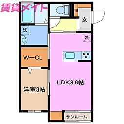 オランジュベール桑名 1階