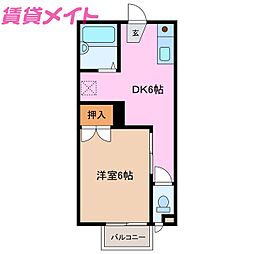 メゾンフジワラ 1階/-