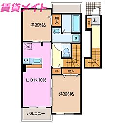 G・ブリッサ III 2階/-