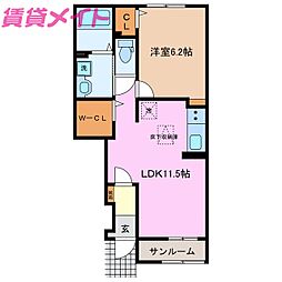 ラ・フォーレ七和 1階/-