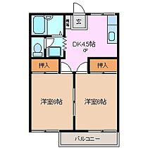 モンシャトー Ｃ棟 202 ｜ 三重県三重郡川越町大字高松（賃貸アパート2K・2階・36.95㎡） その2