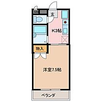 ピセスベルデ茂福 1B ｜ 三重県四日市市茂福町（賃貸マンション1K・1階・23.10㎡） その2