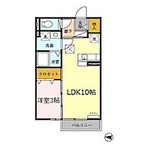 モナリエ山城 101 ｜ 三重県四日市市山城町（賃貸アパート1LDK・1階・33.61㎡） その2