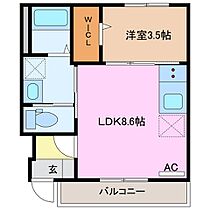 トロン 103 ｜ 三重県桑名市長島町長島下町（賃貸アパート1LDK・1階・33.02㎡） その2