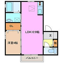 ナディア川成 102 ｜ 三重県桑名市大字矢田（賃貸アパート1LDK・1階・40.22㎡） その2