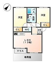 ファインコートＡ棟 101 ｜ 三重県三重郡川越町大字北福崎（賃貸アパート2LDK・2階・59.40㎡） その2