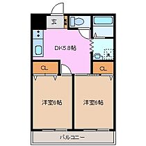 67クラブ 2D ｜ 三重県桑名市長島町駒江（賃貸アパート2DK・2階・38.88㎡） その2