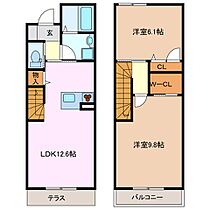 ブルーム 102 ｜ 三重県四日市市下之宮町（賃貸テラスハウス2LDK・1階・70.51㎡） その2