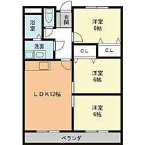 サンハイツ太平洋 404 ｜ 三重県桑名市大字江場（賃貸マンション3LDK・4階・66.01㎡） その2