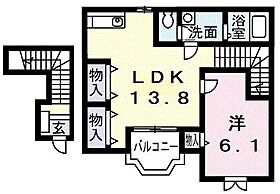 エーデルハイム 201 ｜ 三重県桑名市大字安永（賃貸アパート1LDK・2階・47.41㎡） その2