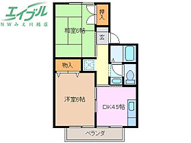 セジュール富田 Ａ棟  ｜ 三重県四日市市南富田町（賃貸アパート2K・2階・42.60㎡） その2