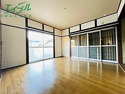 西富田二丁目貸家 1階3Kのリビング/ダイニング