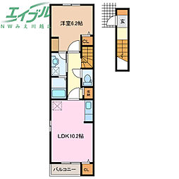 フォレストガーデン B 2階