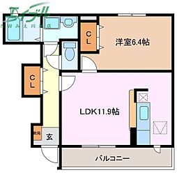 メゾン花水木 I 1階