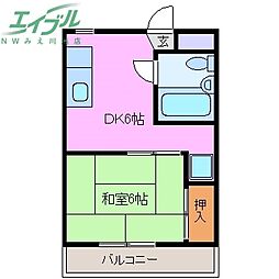 くわなハイツ 2階/-