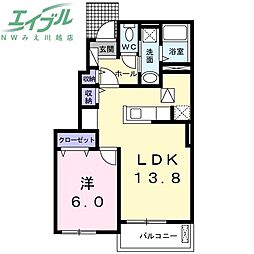 フェリーチェ　トレ　Ｂ 1階