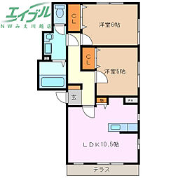 ボンヌジュルネ　Ａ棟 1階