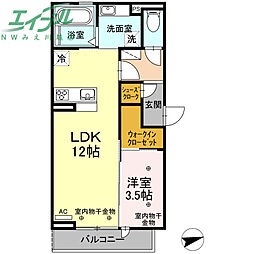 ボヌール江場 2階/-