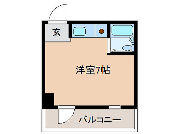 シティライフ四日市 7D｜三重県四日市市中部(賃貸マンション1R・7階・16.80㎡)の写真 その2