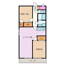 ファミール西浜田 南館 1A ｜ 三重県四日市市西浜田町（賃貸マンション2LDK・1階・57.70㎡） その2