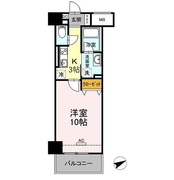 エトワール安島 803｜三重県四日市市安島２丁目(賃貸マンション1K・8階・32.11㎡)の写真 その2