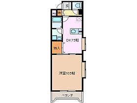 タウンエステート西浦 601 ｜ 三重県四日市市西浦２丁目（賃貸マンション1DK・6階・43.73㎡） その2