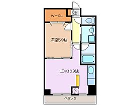 GRANDUKEI 805 ｜ 三重県四日市市安島２丁目（賃貸マンション1LDK・8階・40.62㎡） その2