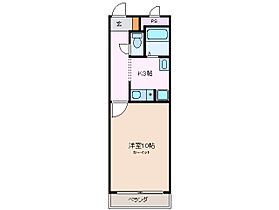 コート西浦マンション 403 ｜ 三重県四日市市西浦１丁目（賃貸マンション1K・4階・28.43㎡） その2