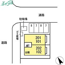 Ｄ-ｃｈａｍｂｒｅ北浜町　Ｂ  ｜ 三重県四日市市北浜町（賃貸アパート1LDK・1階・45.84㎡） その3