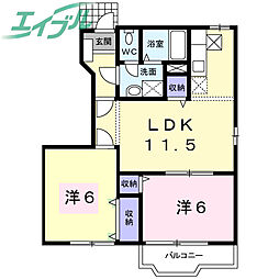 シャトーブランII 1階