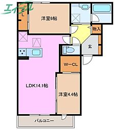 ディーシャンブル川原町 1階