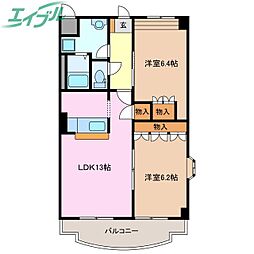 サンドリームB棟 2階