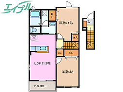ブリランテ　マサカII 2階