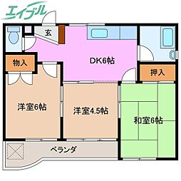 カーサバレンシアときわ 1階