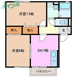 セジュール當水 Ｃ 1階/-