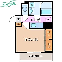 ヒカルサ四日市西浜田 2階