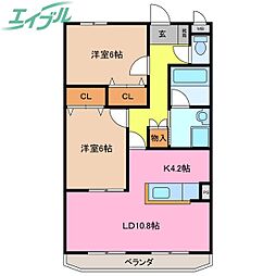 ハイツビオラ 2階