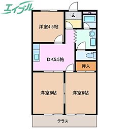 ノーブルタウン 2階/-