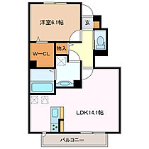 エスポワール 103 ｜ 三重県四日市市日永西１丁目（賃貸アパート1LDK・1階・51.30㎡） その2