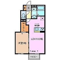 アルバグランデ金場　Ｂ 105 ｜ 三重県四日市市金場町（賃貸アパート1LDK・1階・36.69㎡） その2