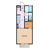 クレールカルチェ4 105 ｜ 三重県四日市市中川原３丁目（賃貸アパート1K・1階・30.27㎡） その2