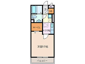 セーリング V　A 302 ｜ 三重県四日市市大字羽津（賃貸アパート1K・3階・30.03㎡） その2