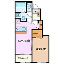 アスパイアリングＣ 105 ｜ 三重県四日市市大字六呂見（賃貸アパート1LDK・1階・50.14㎡） その2